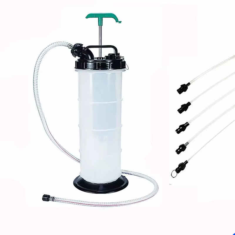 Bomba extractora de aceite y líquidos manual y neumática para coche - imagen 2