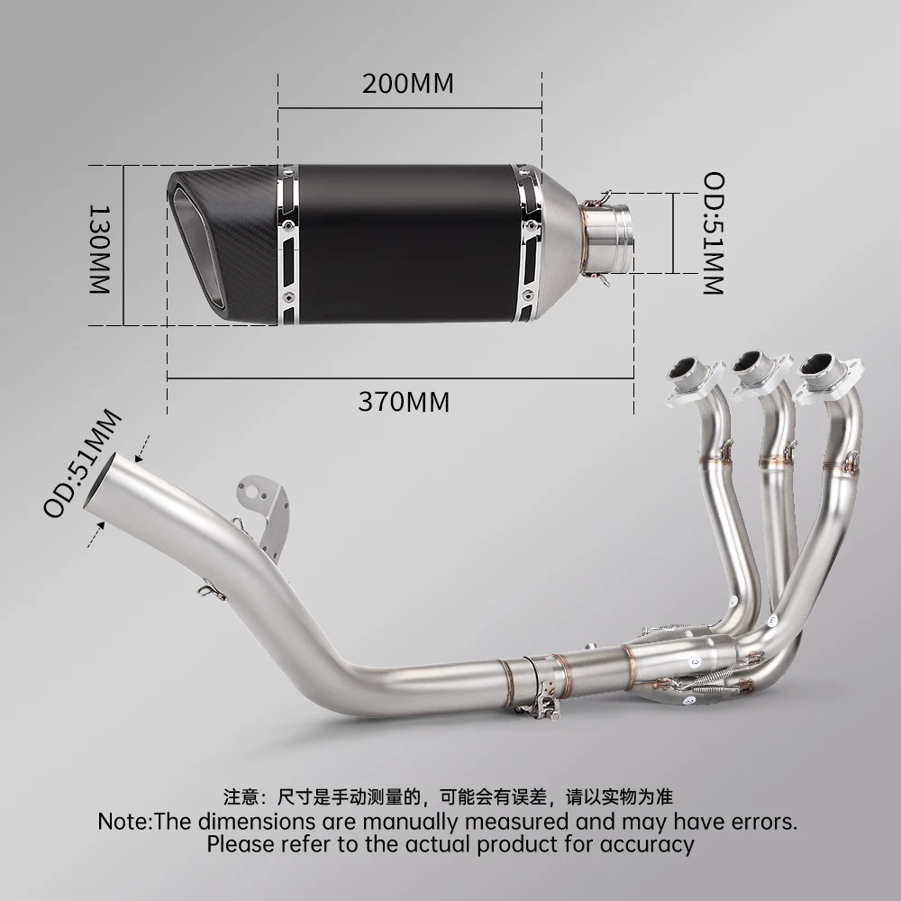 Tubo de conexión de escape para Street Triple 765 2017-2024 – 51 mm - imagen 4