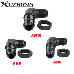 Conector AN10 macho 90° sistema de admisión con AN8 y AN6
