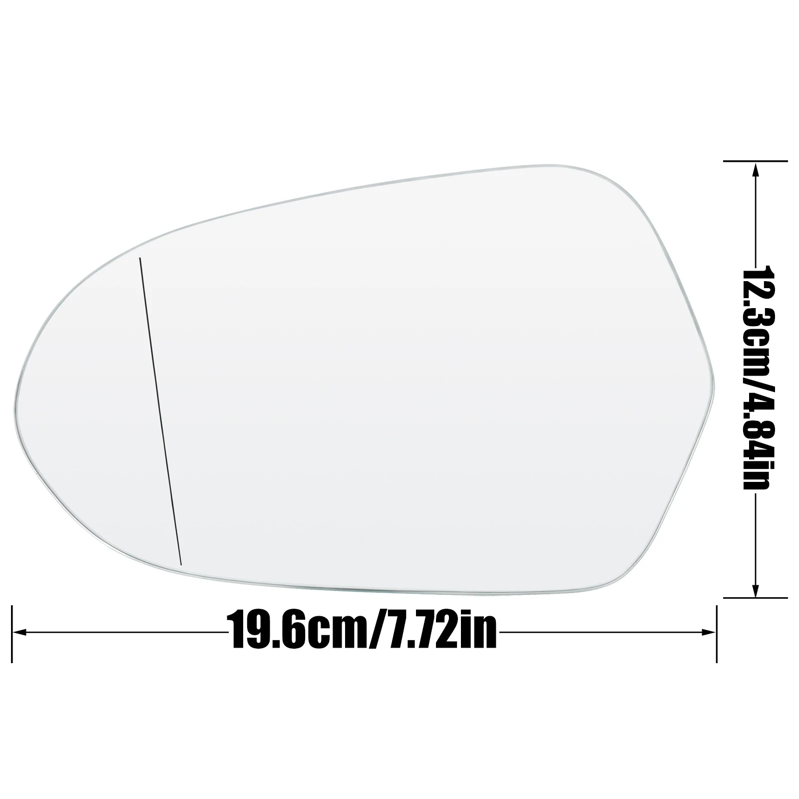Espejo retrovisor Audi A6 C7 2012-2018 vidrio calefactable - imagen 2