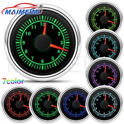 Reloj digital 52mm retroiluminación 7 colores 12V-24V