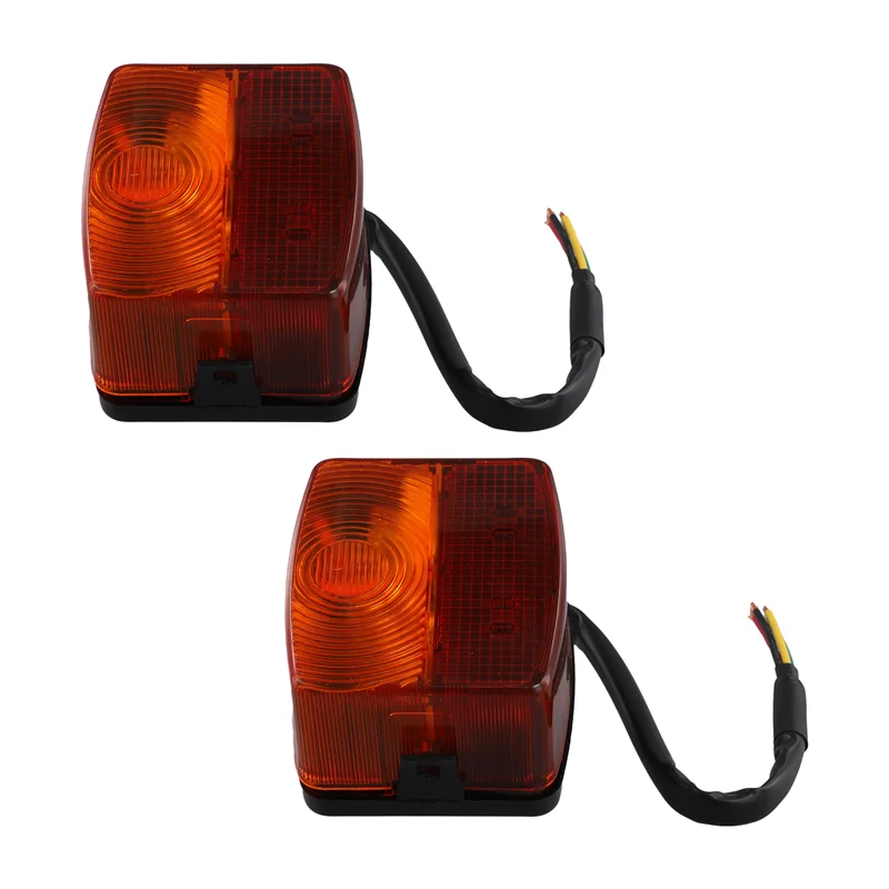 Luz trasera de 12V para carretilla elevadora Linde 335 351, conjunto de lámpara de parada de trabajo 0009740225 0009740226 - imagen 5