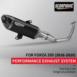 Silenciador de escape para Honda Forza 300 / NSS300 2018-2022