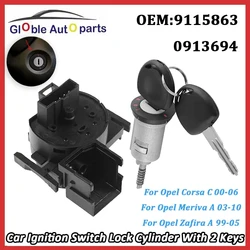 Opel OEM 9115863 interruptor de encendido para Corsa C Astra G Zafira