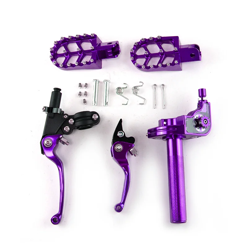 Puños de acelerador giratorio para moto y pit bike, manillar de 22 mm - imagen 2