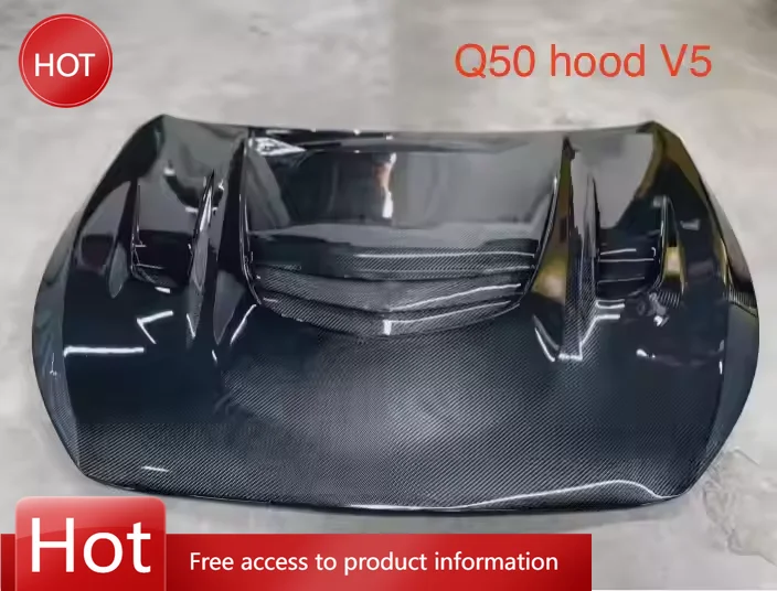 Parachoques delantero fibra de carbono Infiniti Q50 14-21 GTS
