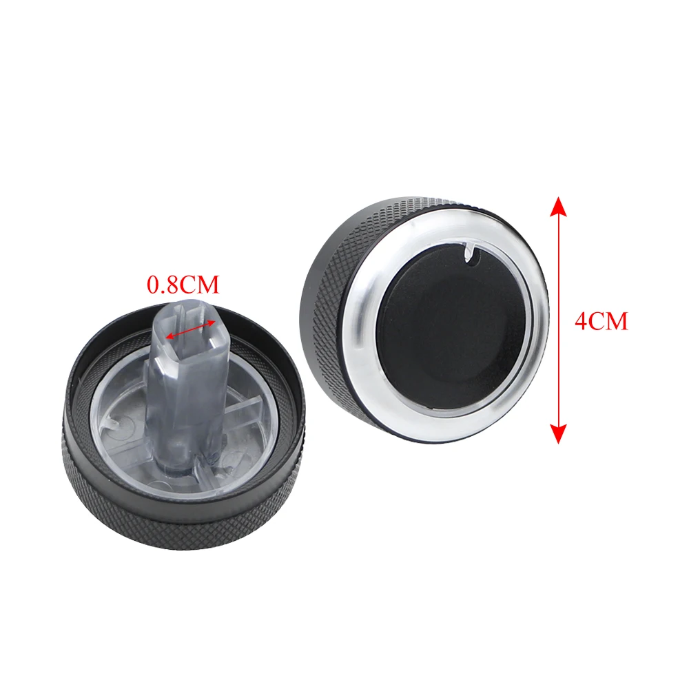 Perilla mando aire acondicionado aluminio para Geely Panda 2009-2017 - imagen 4