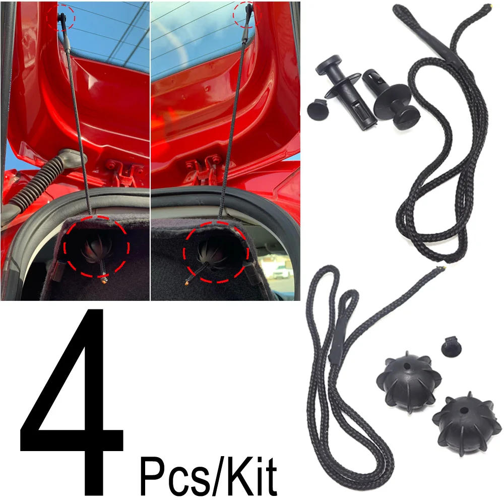 Maletero trasero, bandeja para estante de paquete, correa, remache de cuerda para Mokka X J13 Encore Trax U200, Clip de soporte para estante 2013 2015 2019