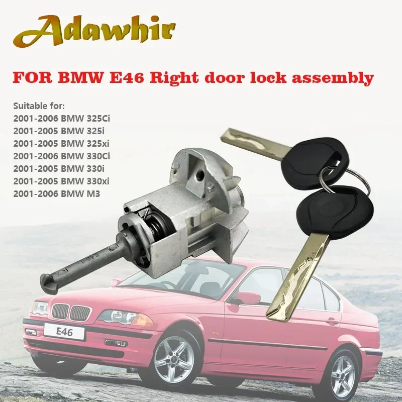 Bombín de cerradura puerta derecha BMW Serie 3 E46 2001-2006