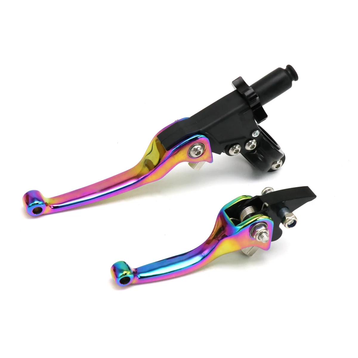 Palancas de freno y embrague coloridas para motocicleta Harley - imagen 3