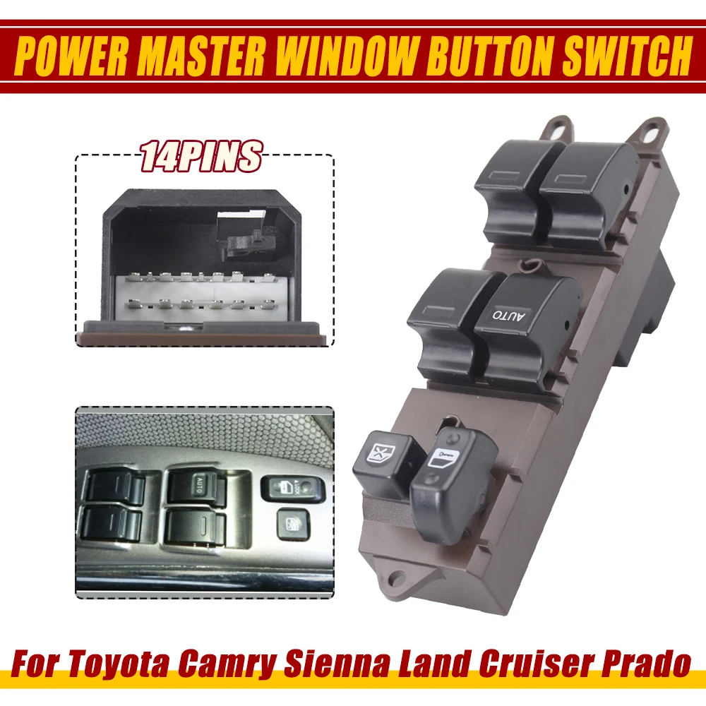 84820-AA070 Interruptor elevalunas izquierdo – Toyota Corolla/Camry