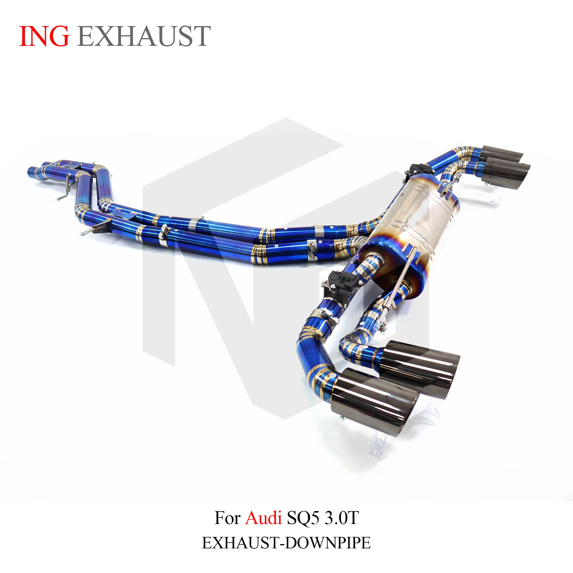 Escape CATBACK titanio ING para Audi SQ5 Q5 3.0 T B8 - imagen 3