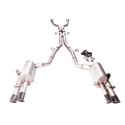 Cat-back silenciador GFC con válvula eléctrica – BMW M5 E60 5.0