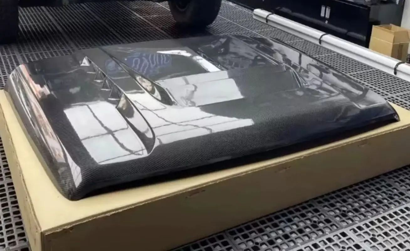 Kit de carrocería cubierta de motor de fibra de carbono para tanque 300 capó convertir capó ligero accesorios de coche - imagen 5
