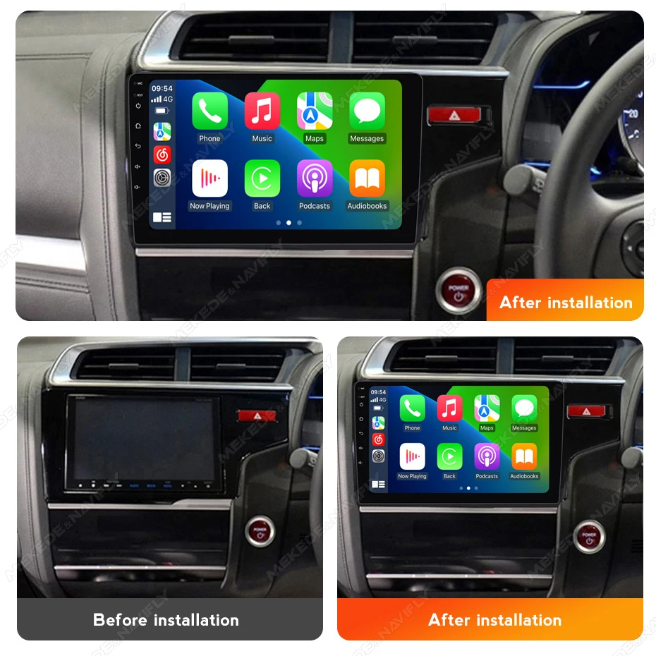 MEKEDE Radio Android 13 con CarPlay para Honda Jazz 2014-2015 - imagen 2