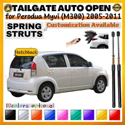 Puntales de maletero para Perodua Myvi M300 2005-2011