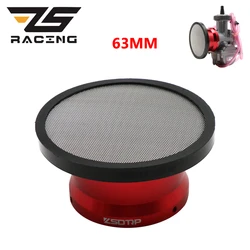 ZS Racing New Motorcycle 63mm KEIHIN PWM PWK 34 36 38 40 42mm Modified Carburetor Air Filter Cup with Mesh Net