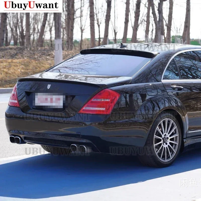 Alerón de techo efecto carbono para Mercedes S65 W221 (2007-2013) - imagen 5