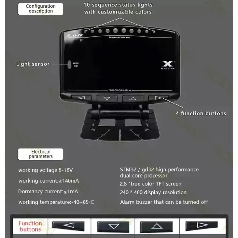 Accesorio universal para monitorización del vehículo