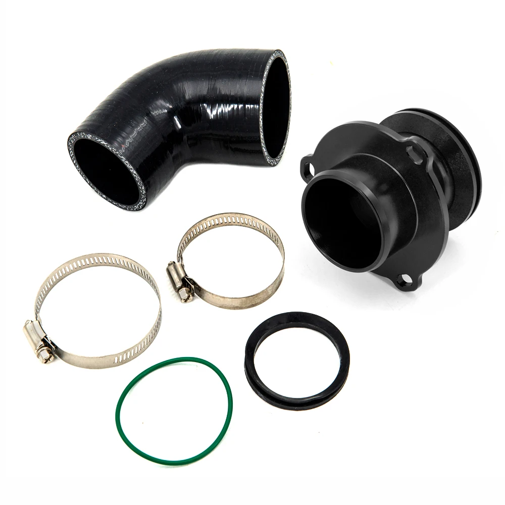 Silenciador de salida turbo K03 negro para VW Audi 1.8/2.0 TFSI