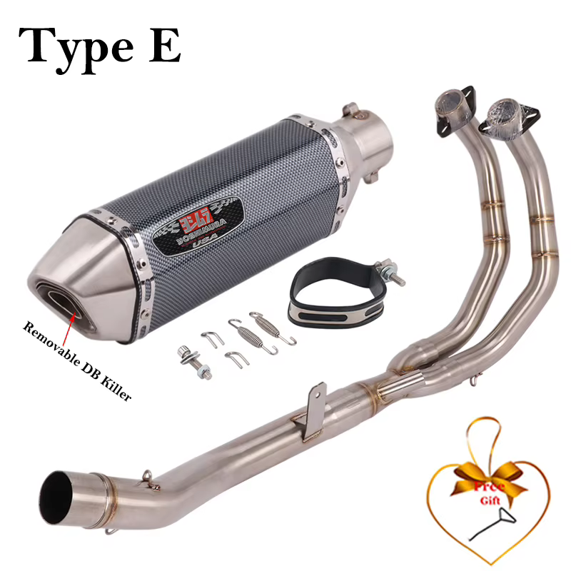 Sistema de escape completo DB Killer para Honda CBR500 y CB500 - imagen 5