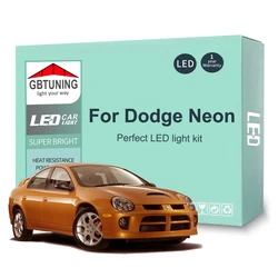 Bombilla LED interior para Dodge Neon SRT4 (2003-2005) Canbus 8 piezas