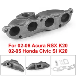 Colector turbo fundición T3/T4 para Honda Civic EP3 K20 y Acura RSX