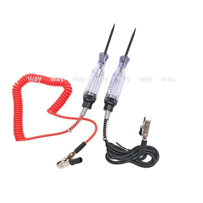 Comprobador de circuitos automotriz con sonda metálica y cable largo