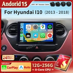 Radio Android 15 CarPlay y GPS Multimedia – Hyundai i10 2013-2018 2 DIN