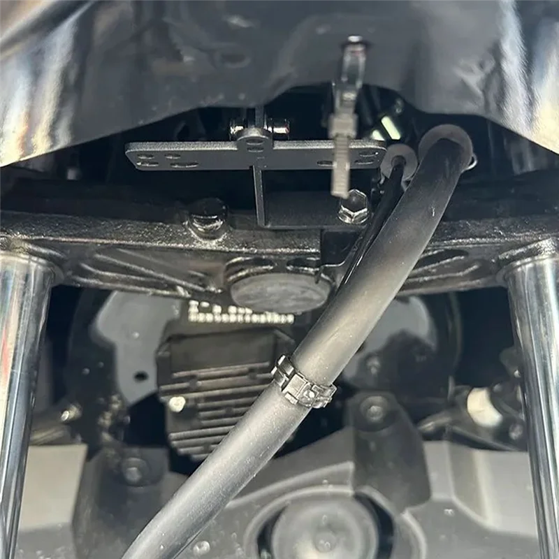 Soporte de luz LED negro para Yamaha XMAX300 2023 – antiniebla - imagen 2