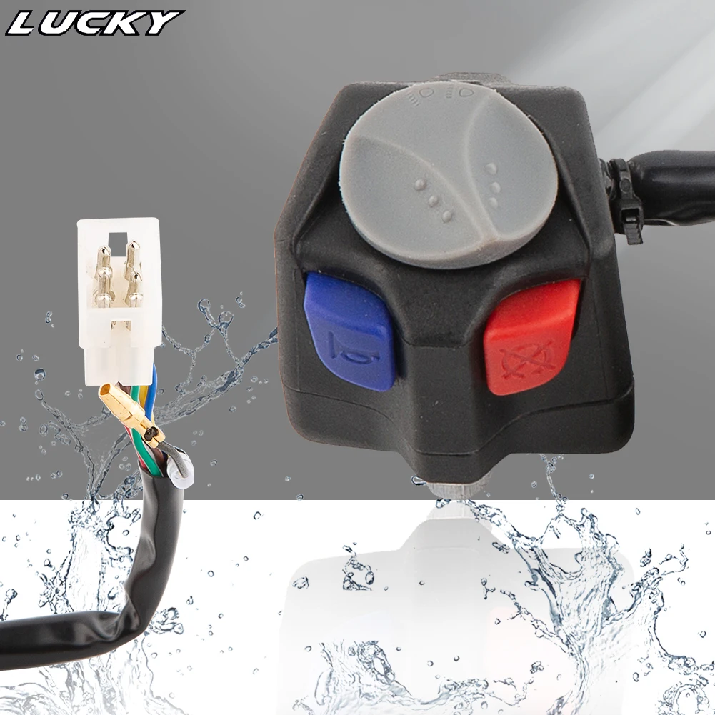 Interruptor 3-en-1 KTM para EXC-F SXF – giro, bocina y arranque - imagen 3