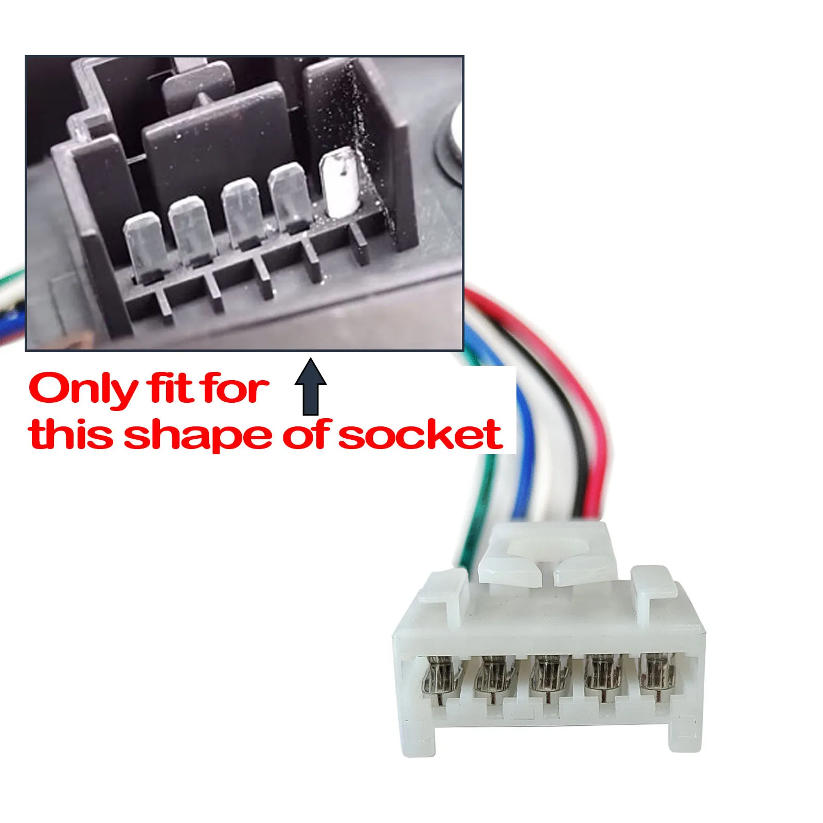 2 uds para Fiat Punto 188 MK2 Panda 169 MK3 conector de lámpara de luz trasera de 5 vías conector de reparación cableado arnés precableado 51277277 - imagen 3