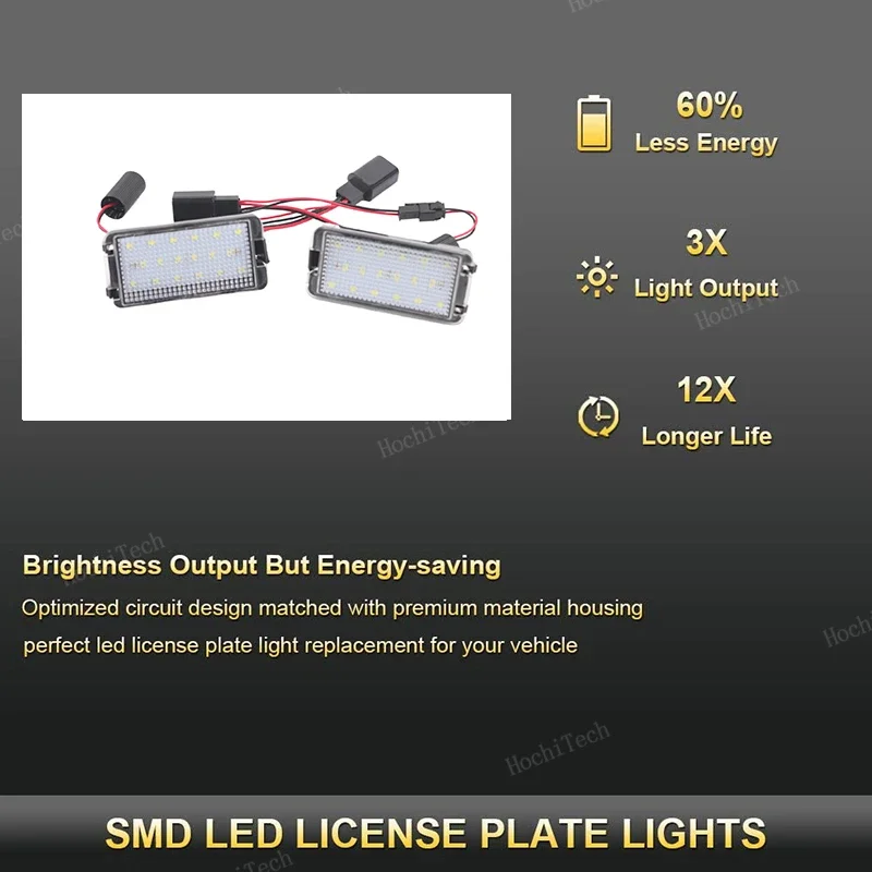Luz LED matrícula antierrores Seat Altea/Leon/Ibiza/Toledo 2005-2009 - imagen 3