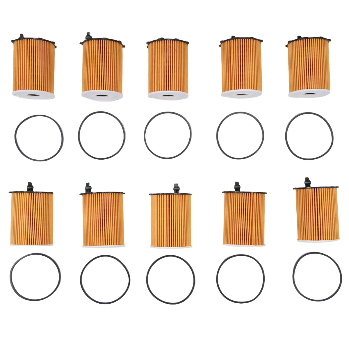 Filtro de Aceite de 10 Piezas para DS3 DS4 Xsara Ecosport 5 407 508 5008 Ranch
