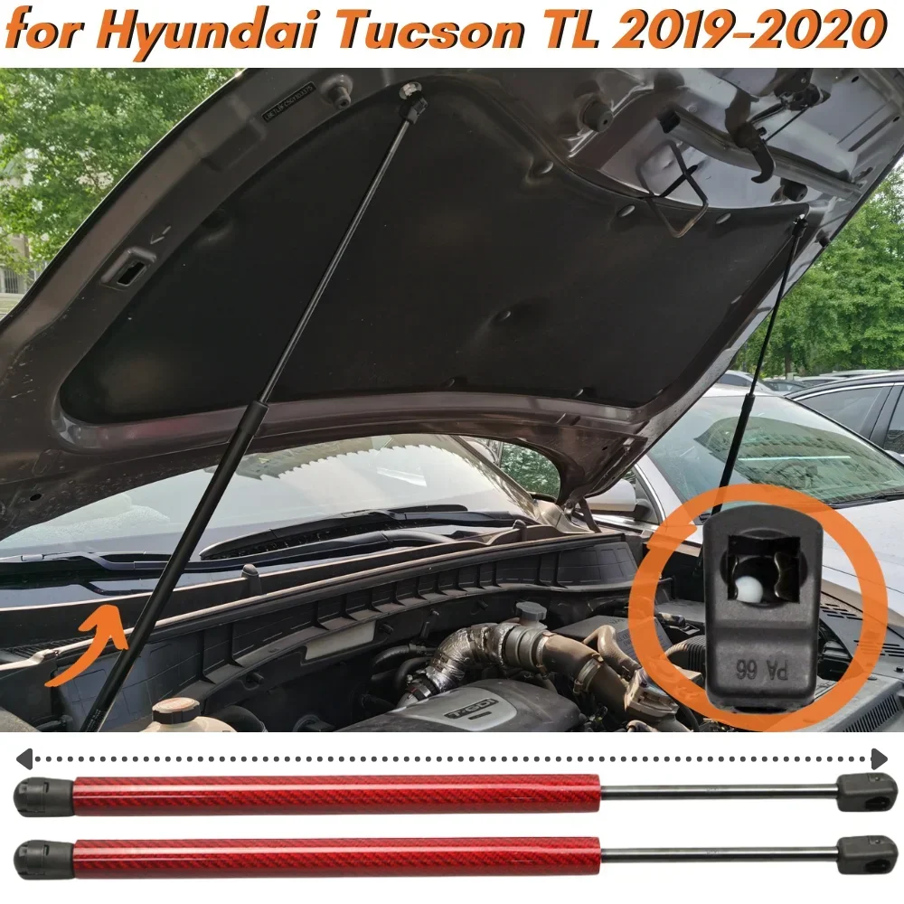 Puntales de capó Hyundai Tucson TL 2019-2020 – Amortiguadores gas