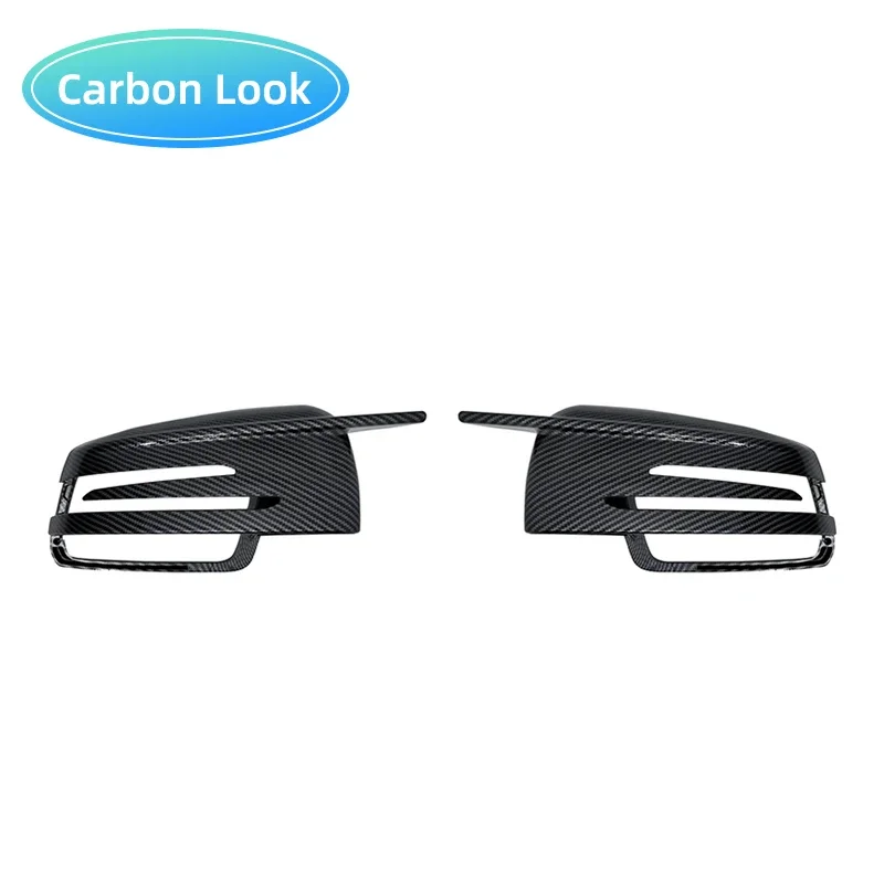 Tapa retrovisor estilo patrón fibra carbono lateral – Mercedes Benz W176 246 204 212 221 - imagen 5
