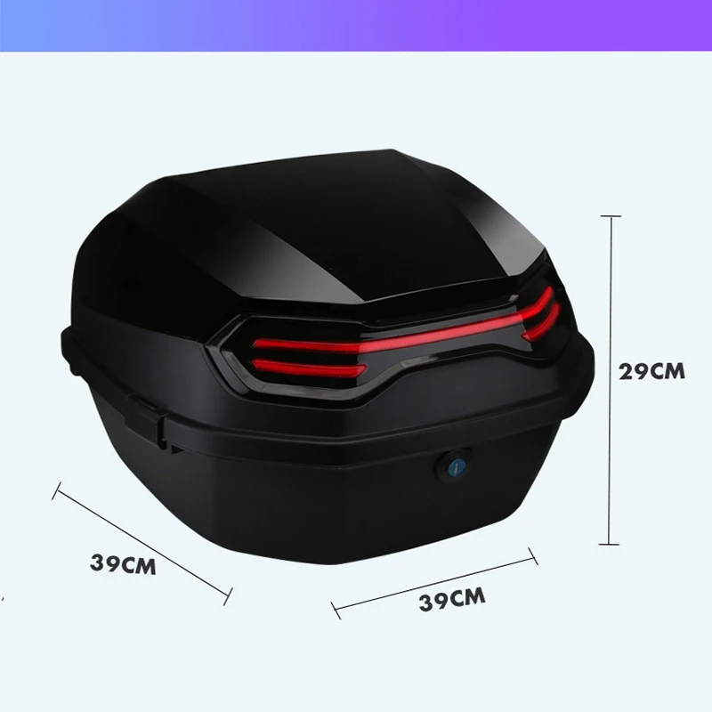 Maletero trasero moto y patinete con funda casco integrada - imagen 5