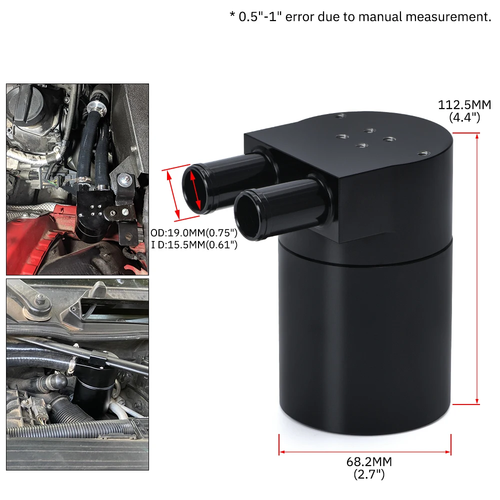 Separador aceite aluminio 19mm compatible BMW VW Audi - imagen 3