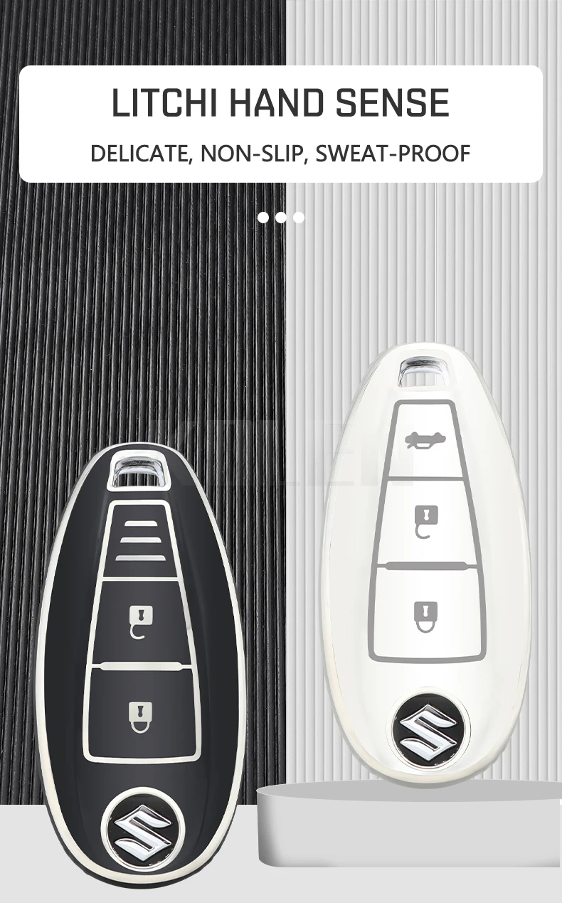 Detalle de la funda protectora para mando Suzuki