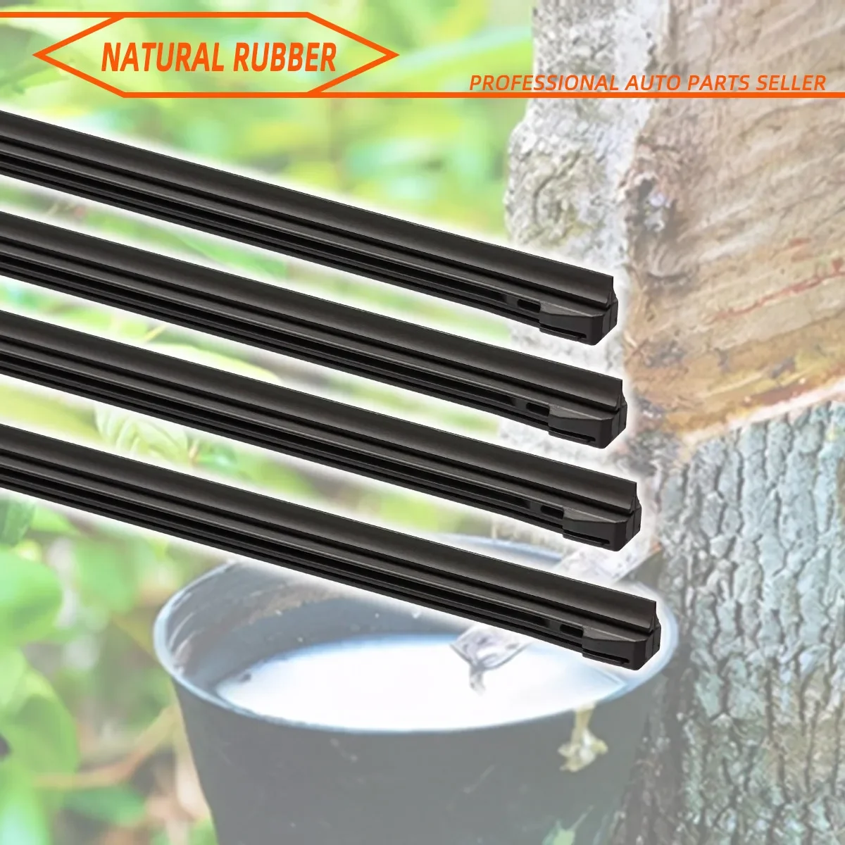 Tiras de goma repuesto para limpiaparabrisas inserción suave 35-70 cm - imagen 5