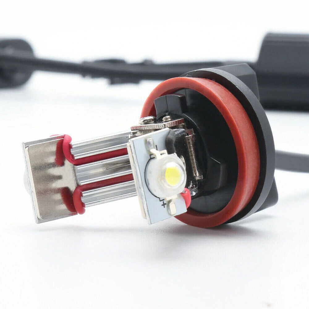 LED H8 Angel Eyes blancas para BMW E90, E92, E93, E89, E60 y E70 - imagen 4