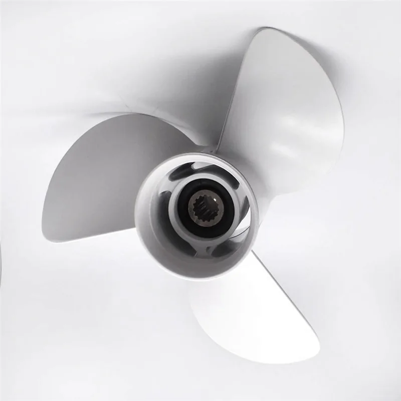 6E5-45945-01-EL-00 Hélice fueraborda para barcos marinos 13 1/4X17-K para reemplazo de motor de barco 75HP 85HP 90HP 115HP - imagen 2