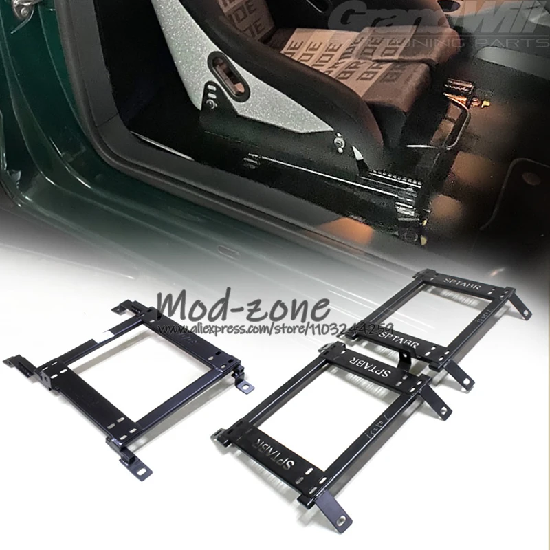 Adaptador de raíles para asiento baquet deportivo de competición