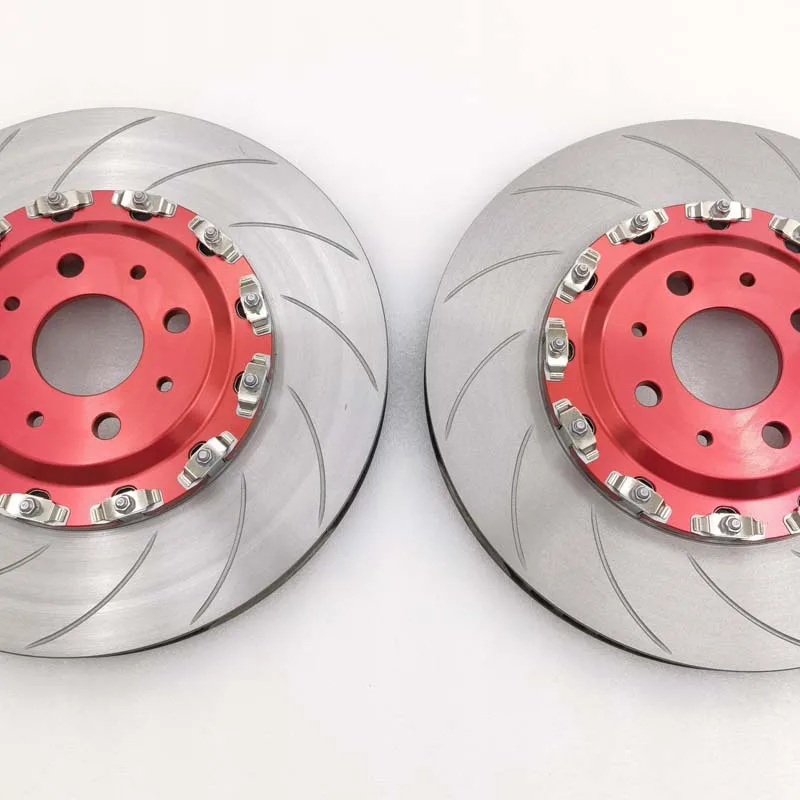 Jekit Disco de freno 362x32 mm con centro flotante rojo - Golf - imagen 4