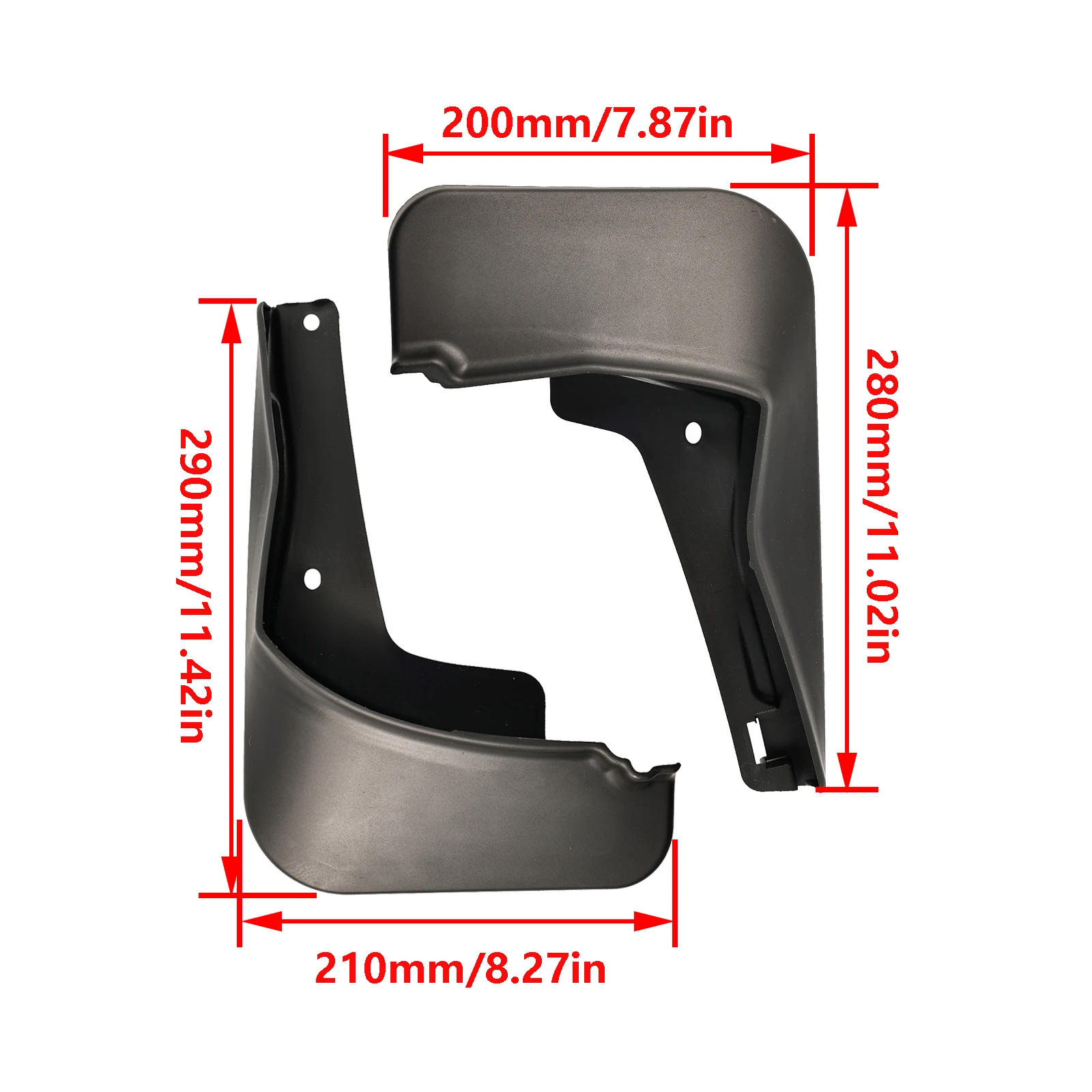 Guardabarros delanteros y traseros para Hyundai Ioniq 6 2023-2025 - imagen 3