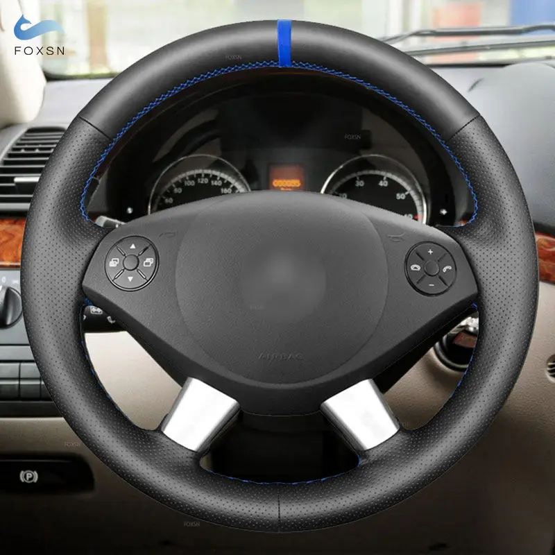 Funda volante cuero azul Mercedes Benz W639 2010-2015