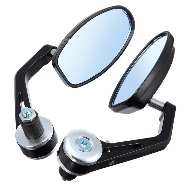 Espejo retrovisor manillar moto universal de aleación de aluminio - imagen 2