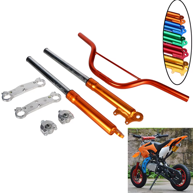 Kit de suspensión y manillar para motocicleta de 47cc y 49cc