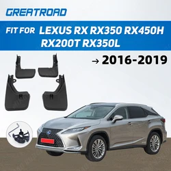 Guardabarros antisalpicaduras delanteros y traseros Lexus RX