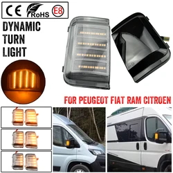 Intermitente LED dinámico para retrovisor Peugeot Boxer, Fiat Ducato y Jumper